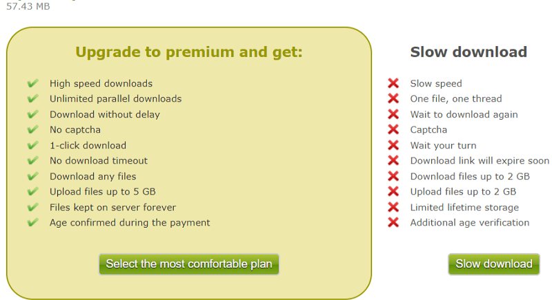 vantaggi premium di upstore.net